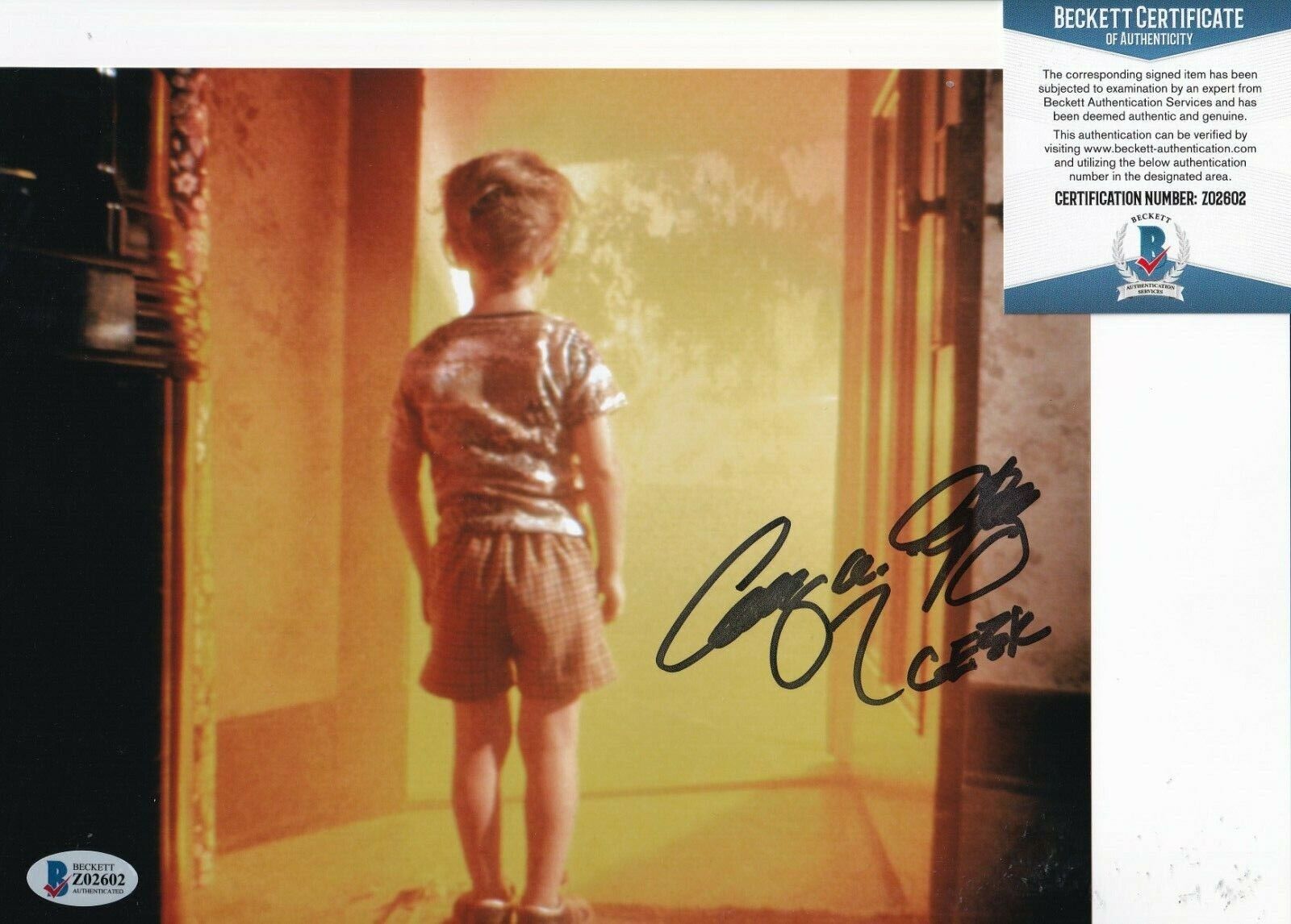 CARY GUFFEY signed CLOSE ENCOUNTERS OF THE THIRD KIND 8X10 Photo Poster painting BECKETT Z02602