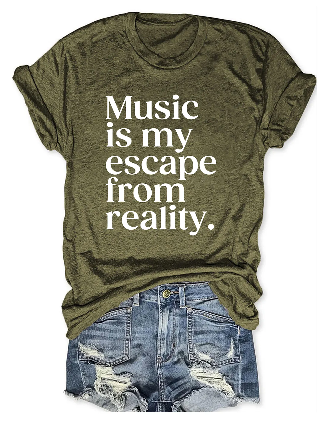 Music Is My Escape From Reality T-shirt