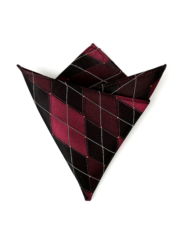 Silk Handkerchief Plaid Men's Pocket Square-Chouchouhome