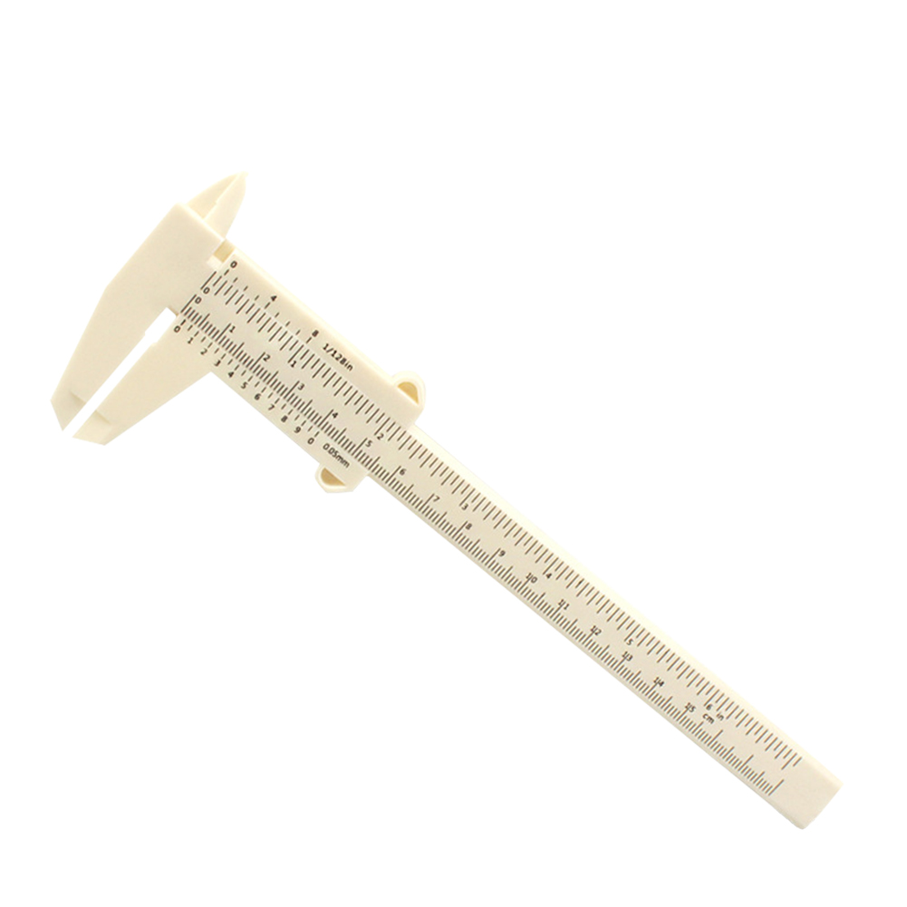 

0-150mm Plastic Double Scale Vernier Caliper Depth Diameter Measure Ruler, Sky blue, 501 Original