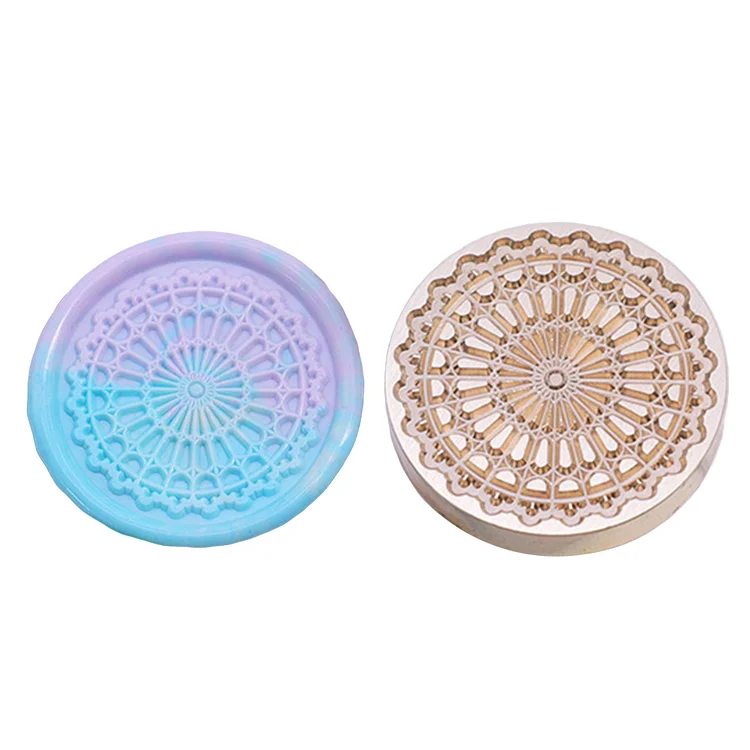 Diy Fire Lacquer Round Sealing Wax Stamp Head 25Mm gbfke