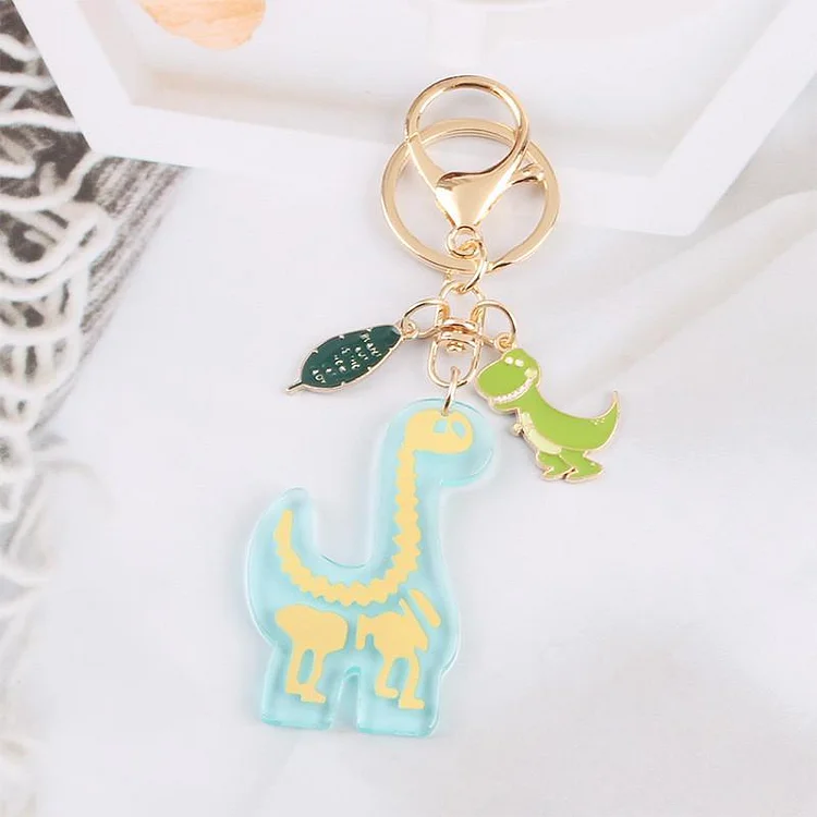 Anime Long-necked Dragon Personality Keychain