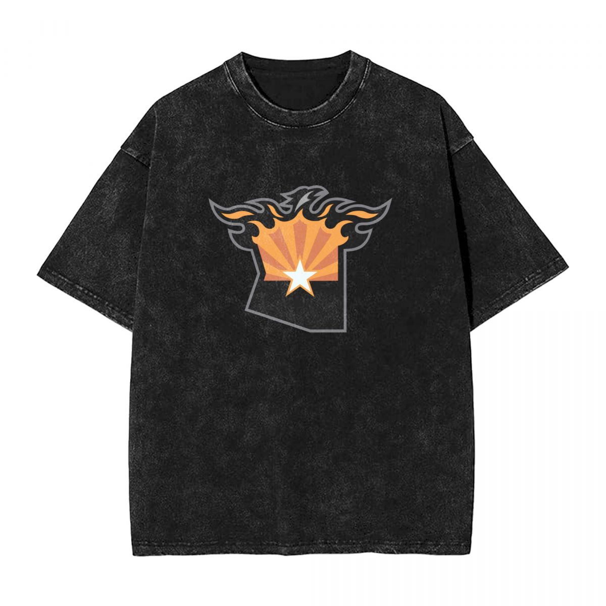 Phoenix Suns Washed Oversized Vintage Men's T-Shirt