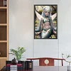 (40*60cm)Elf Mermaid Girl - Round AB Drill Diamond Painting