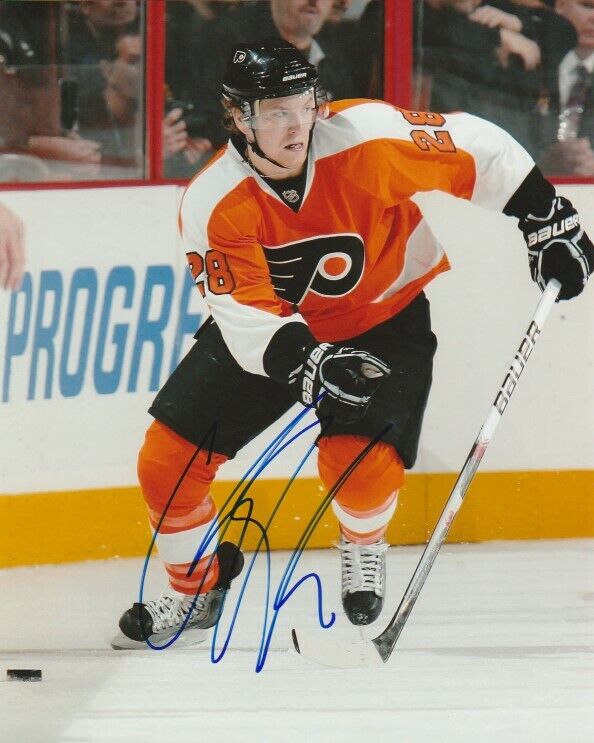 CLAUDE GIROUX SIGNED PHILADELPHIA FLYERS 8x10 Photo Poster painting #2 Autograph