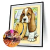 Diamond Painting -DIY Round Drill Dog(45*35 CM)
