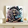 Diamond Painting - Partial Special Shaped Drill - Halloween Skull(Canvas|30*30cm)