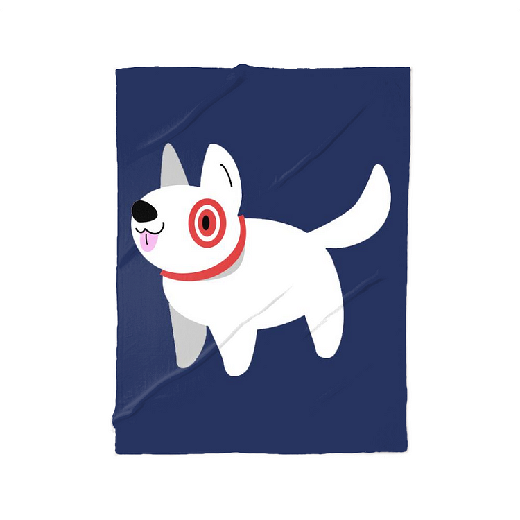 Bullseye, Dog Fleece Blanket