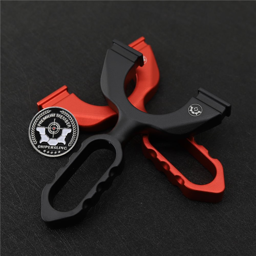 Snipersling Slingshots: S-Spike, Aviation Aluminum Portable Flat EDC ...