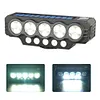 20LED Solar Bicycle Horn Light USB Rechargeable Power Display Bicycle Headlight