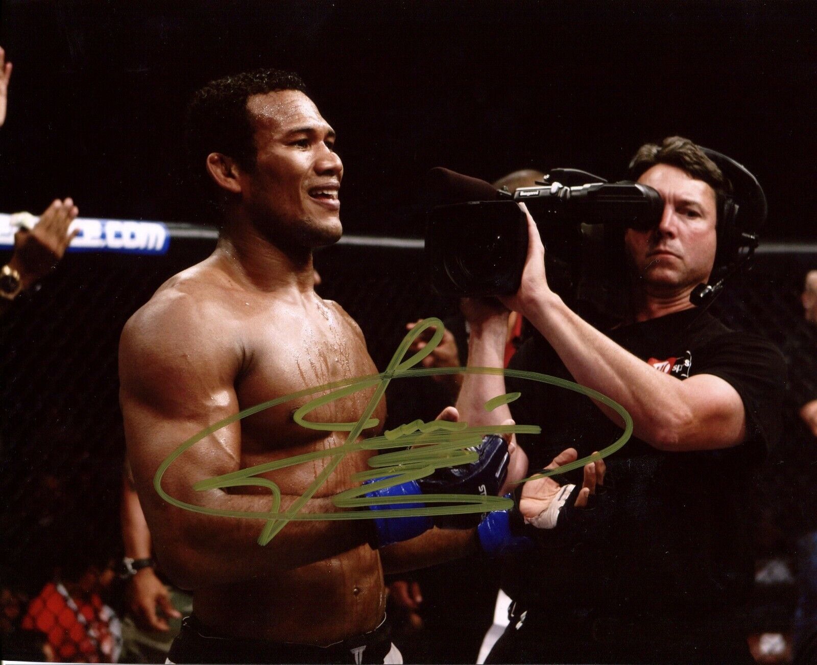 Ronald Jacare Souza UFC Autographed Signed 8x10 Photo Poster painting CFS Strikeforce