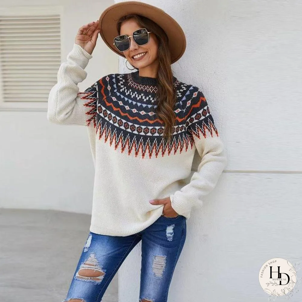 Casual Bohemian Sweater