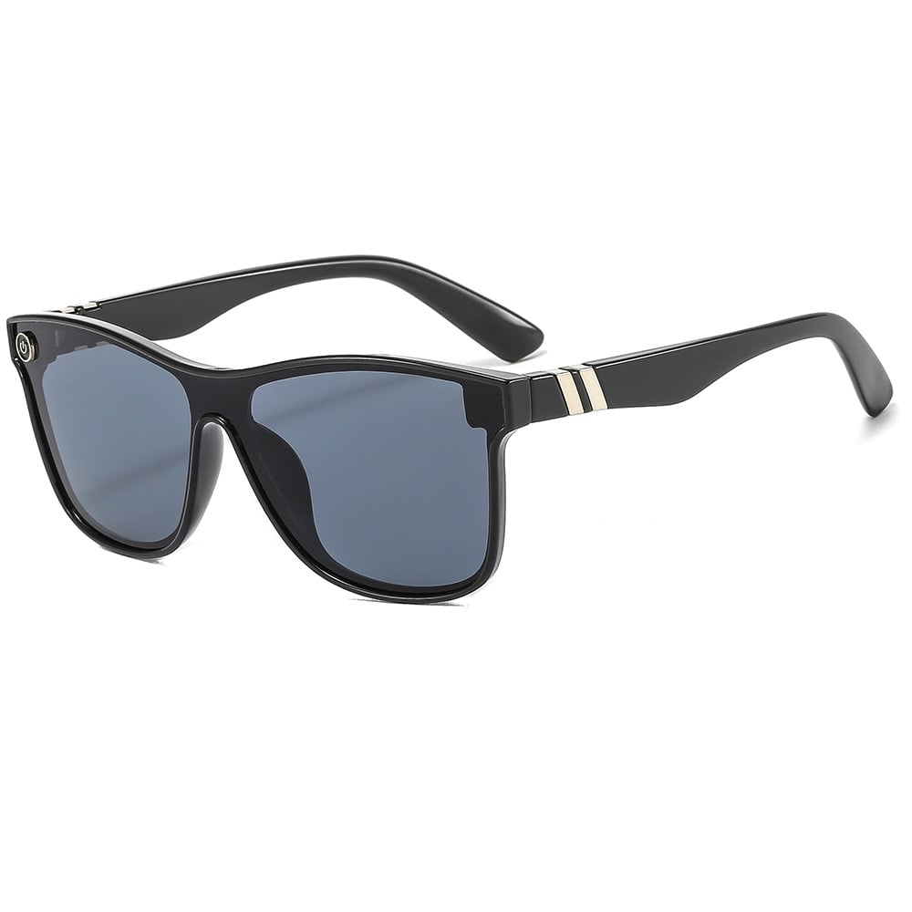 Tortoise Shell Pattern Flat Top Sunglasses