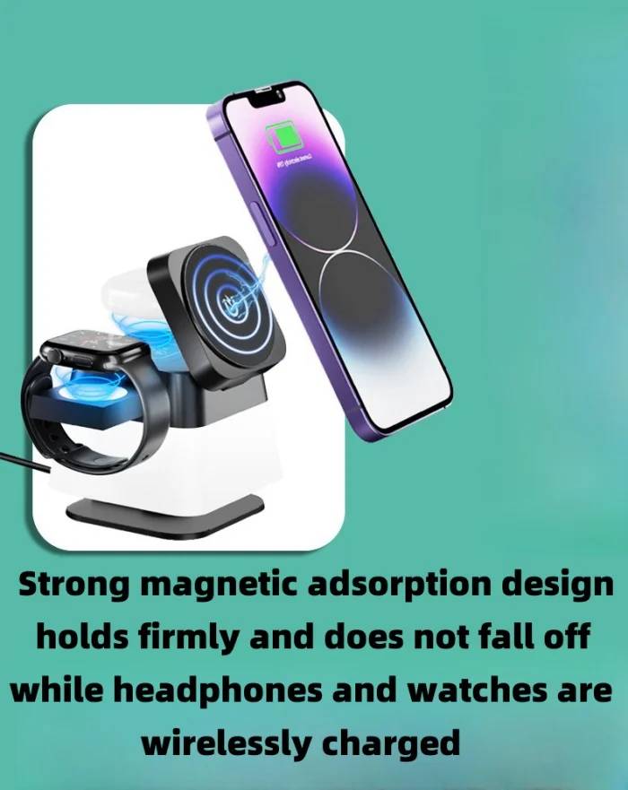 Rotating And Folding 4 in 1 Wireless Charger