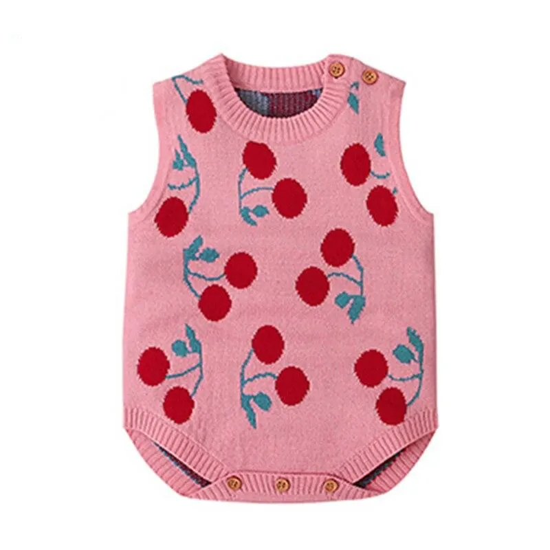 Autumn Winter Infant Baby Romper Newborn Baby Boy Girl Cute Lion Head Braces Clothes Rompers Baby Boys Girls Knitted Rompers