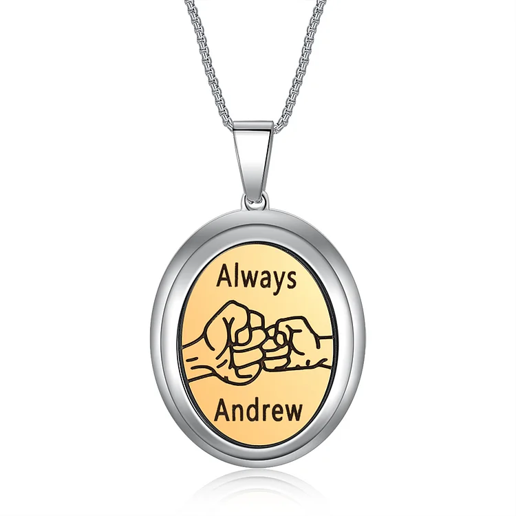 Personalized Men's Necklace For Dad