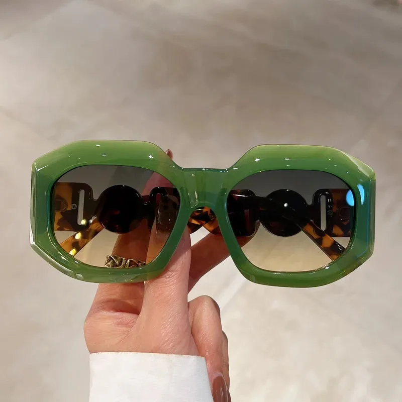 Brownm Square Sunglasses