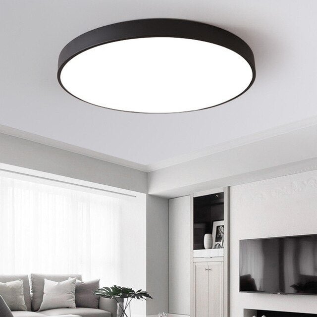 Led Ceiling Light Lamp Ultra-thin Lamp Lights Round 50 cm Room Light Modern Lighting Surface Mount Flush Panel Hallway