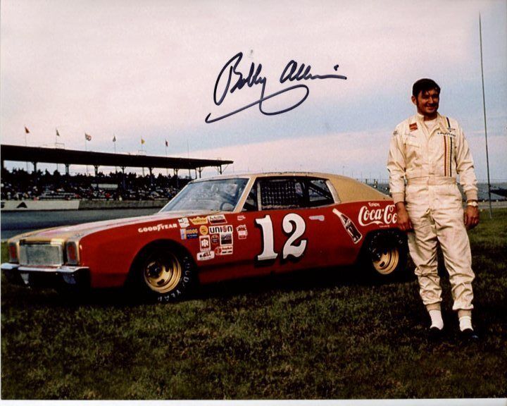 BOBBY ALLISON Signed Autographed NASCAR Photo Poster painting