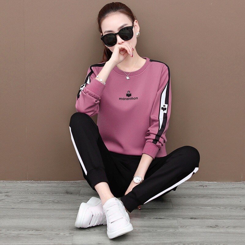 Fongt two piece set women top and pants long sleeve casual outfits clothing 2022 latest fashion korean outfit sets tracksuit
