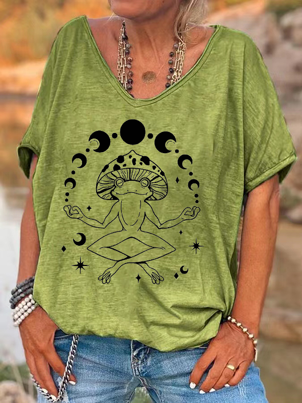 Frog Vintage Loose T-shirt