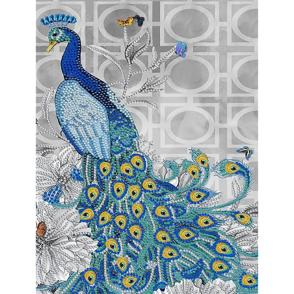 

Peacock - Special Shaped Diamond Painting - 30*40CM, 501 Original