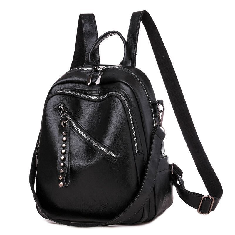 Women Backpack High Quality PU Leather Backpack for Teenage Girls School Bag large capacity Female shoulder bag Bagpack Mochila