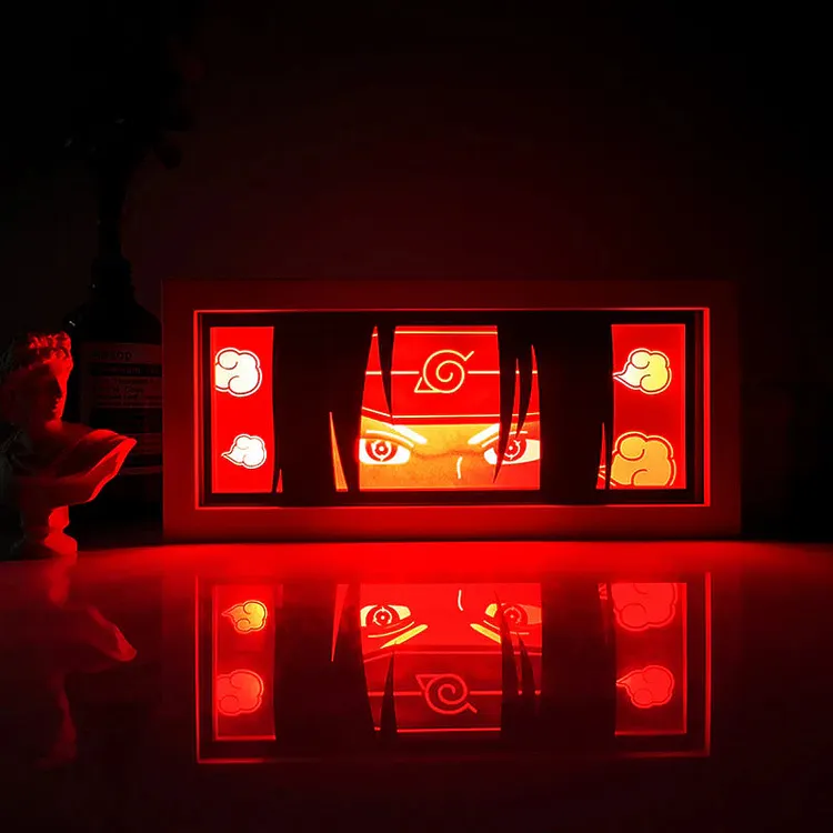 3D LED Box Light - Naruto-Itachi