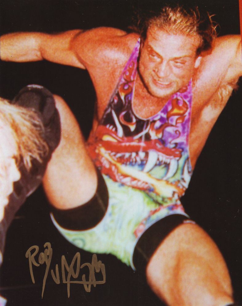 WWF WWE ROB VAN DAM RVD AUTOGRAPHED HAND SIGNED 8X10 Photo Poster painting WRESTLING PICTURE