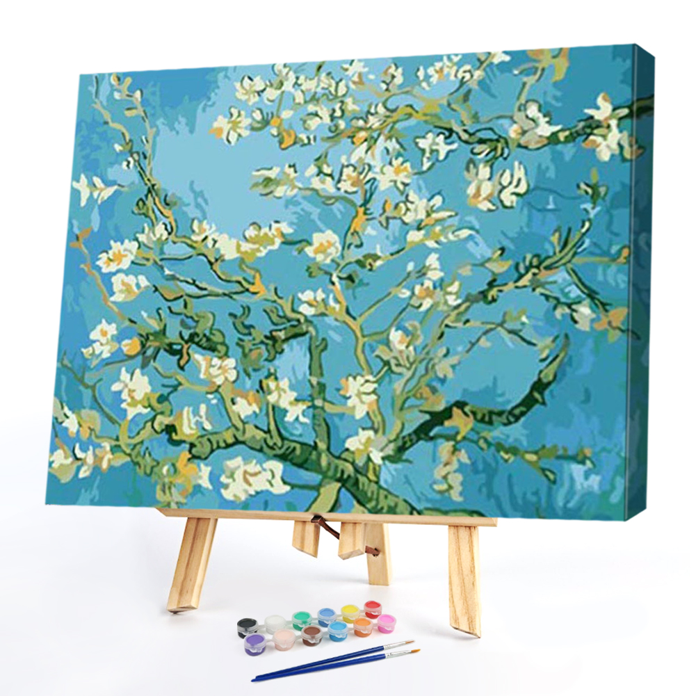

40*50CM - Paint By Numbers - Apricot Flower, 501 Original