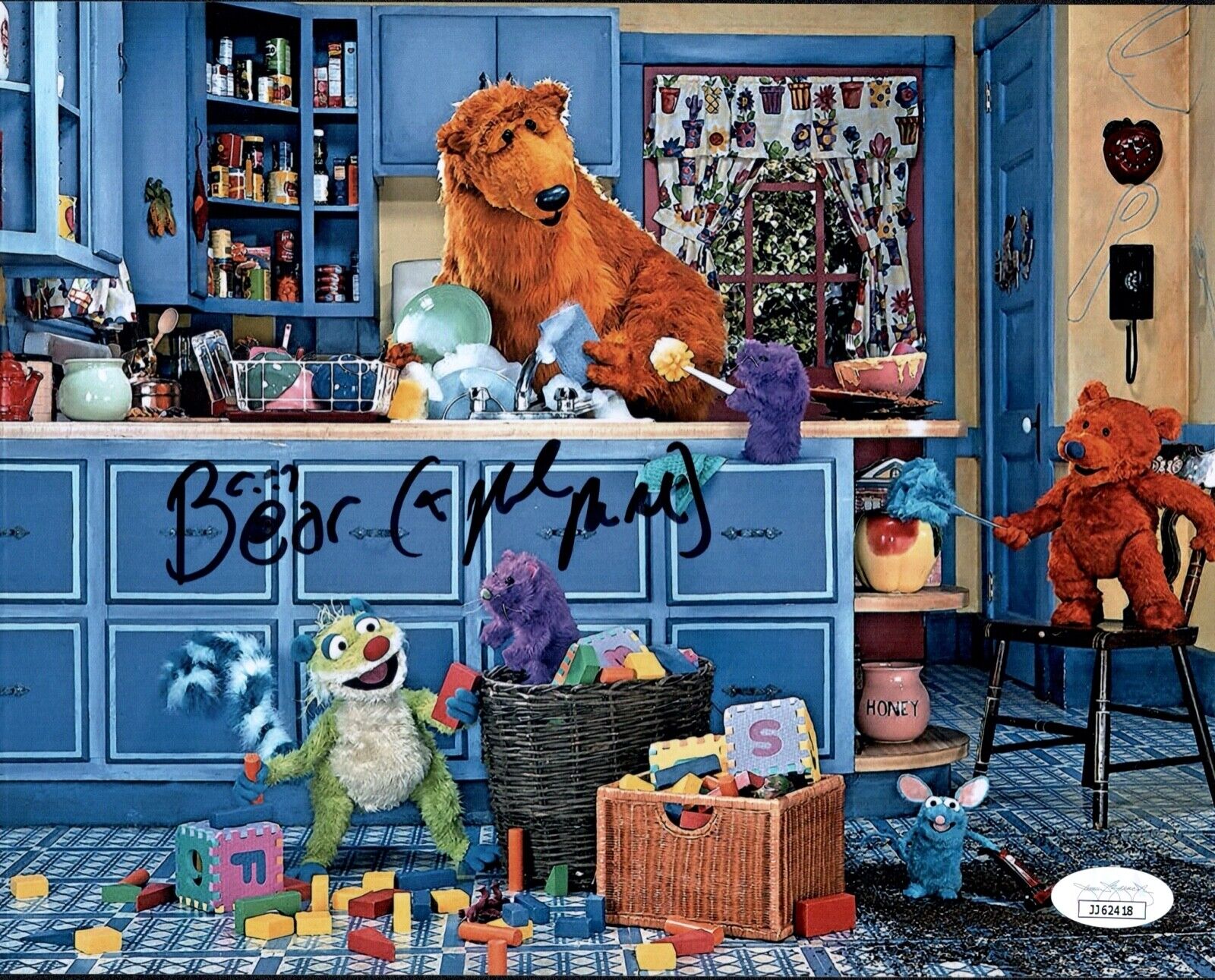 NOEL MACNEAL Signed BEAR IN THE BIG BLUE HOUSE 8x10 Photo Poster painting Autograph JSA COA Cert