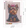 Diamond Painting-DIY Full Round Drill Cute Dog