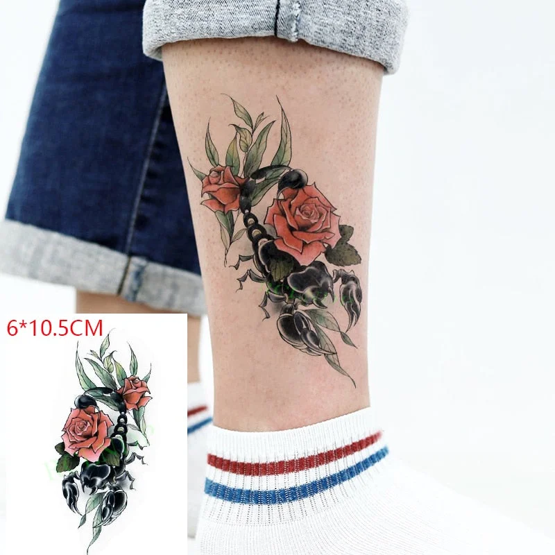 Waterproof Temporary Tattoo Stickers Angel Wings Fake Tatto Flash Tatoo Neck Hand Back Foot Body Art for Girl Women Men Kids