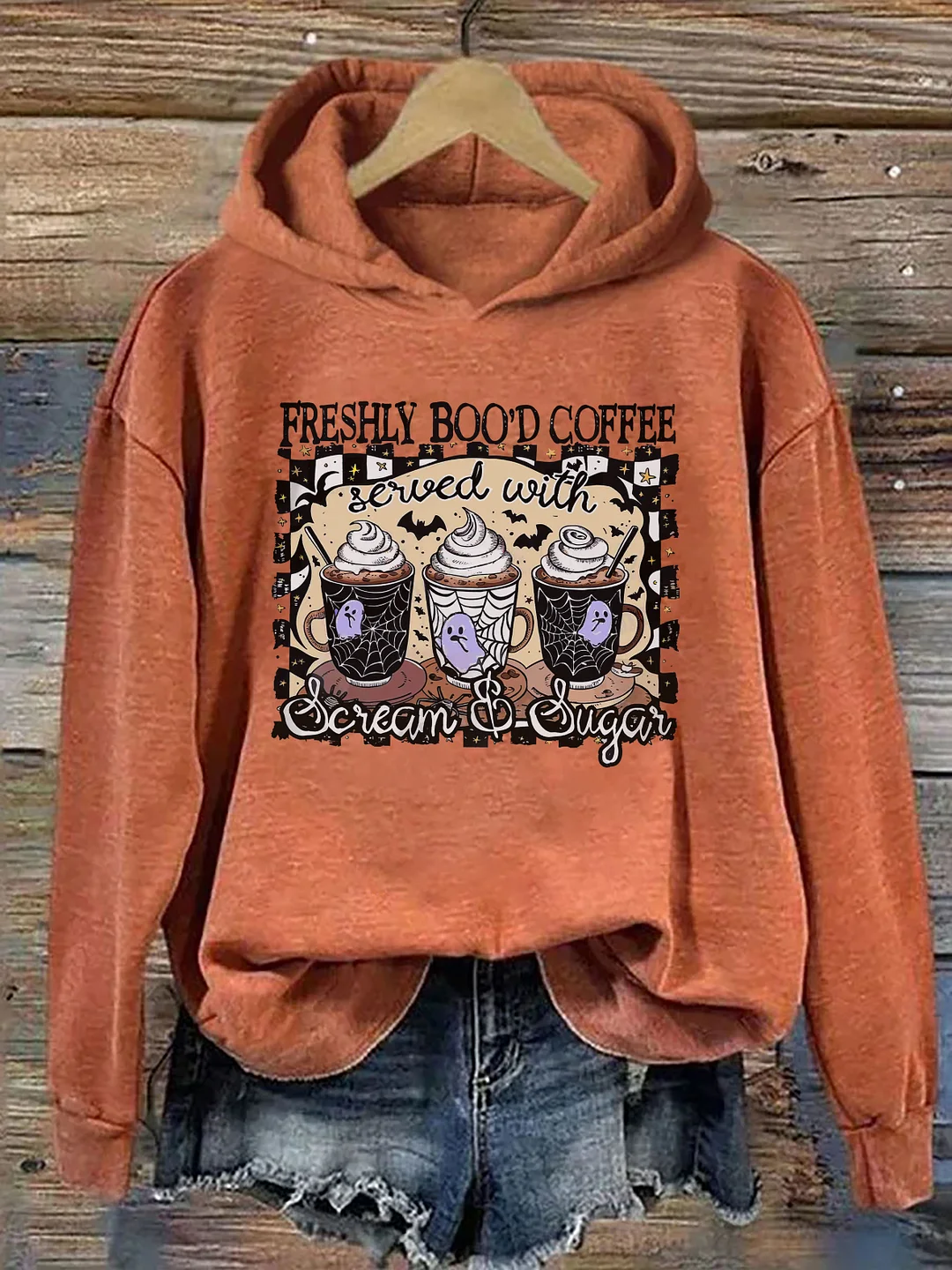 Freshly Boo&rsquo;d Coffee Halloween Hoodie
