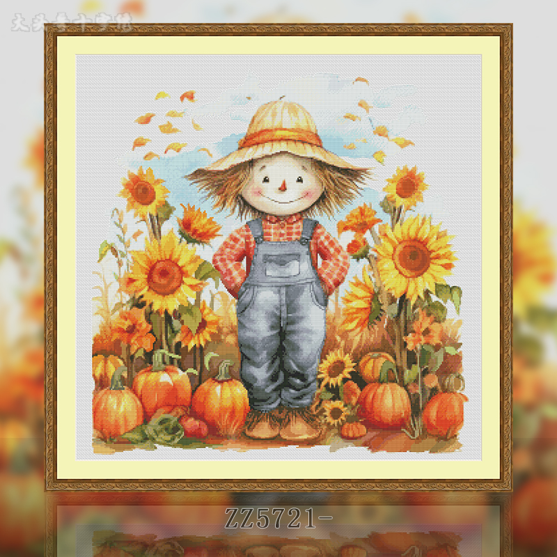 [ZZ5721-Sunny Scarecrow]  Painting Fairy Cross Stitch