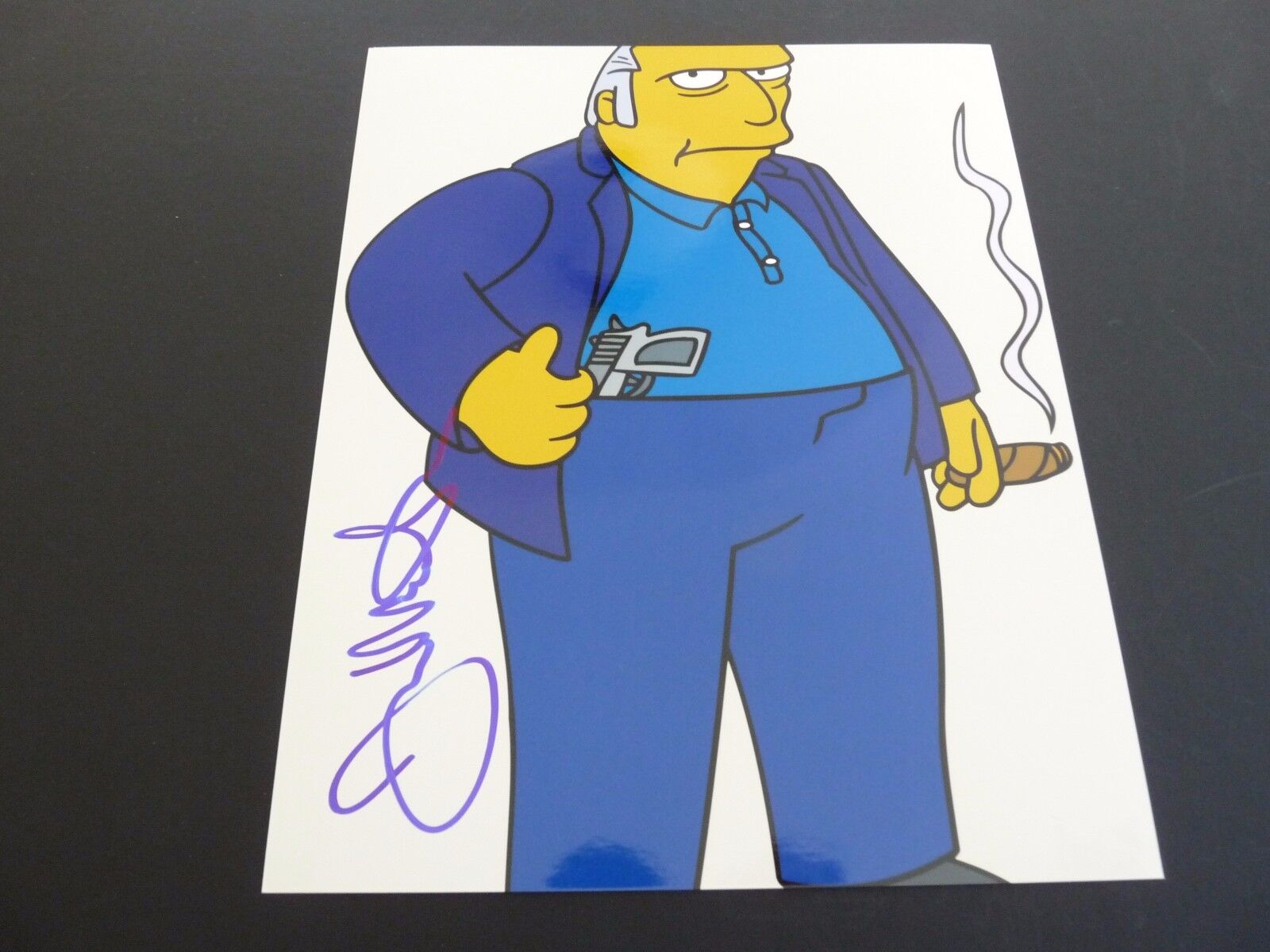 Joe Mantegna Simpsons Fat Tony Signed Autographed 8x10 Photo Poster painting PSA Guaranteed #3