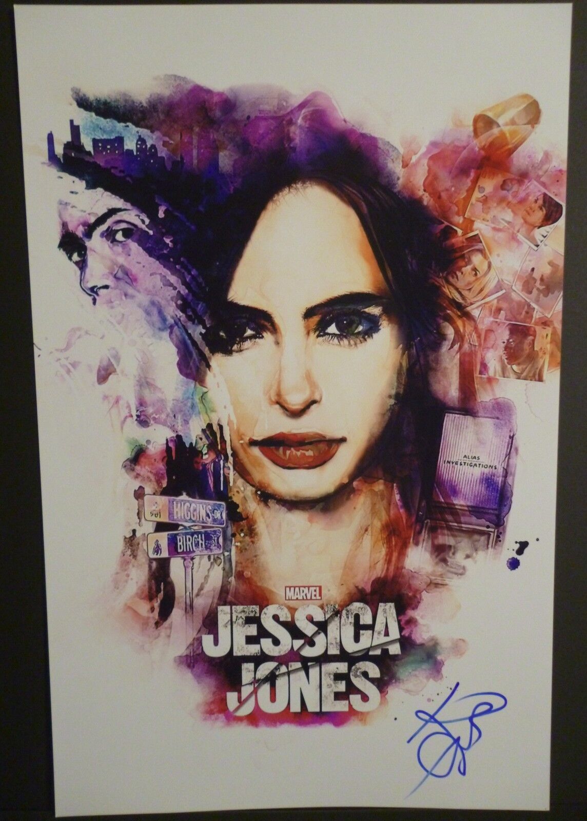 KRYSTEN RITTER Authentic Hand-Signed JESSICA JONES 11x17 Photo Poster painting (EXACT PROOF)