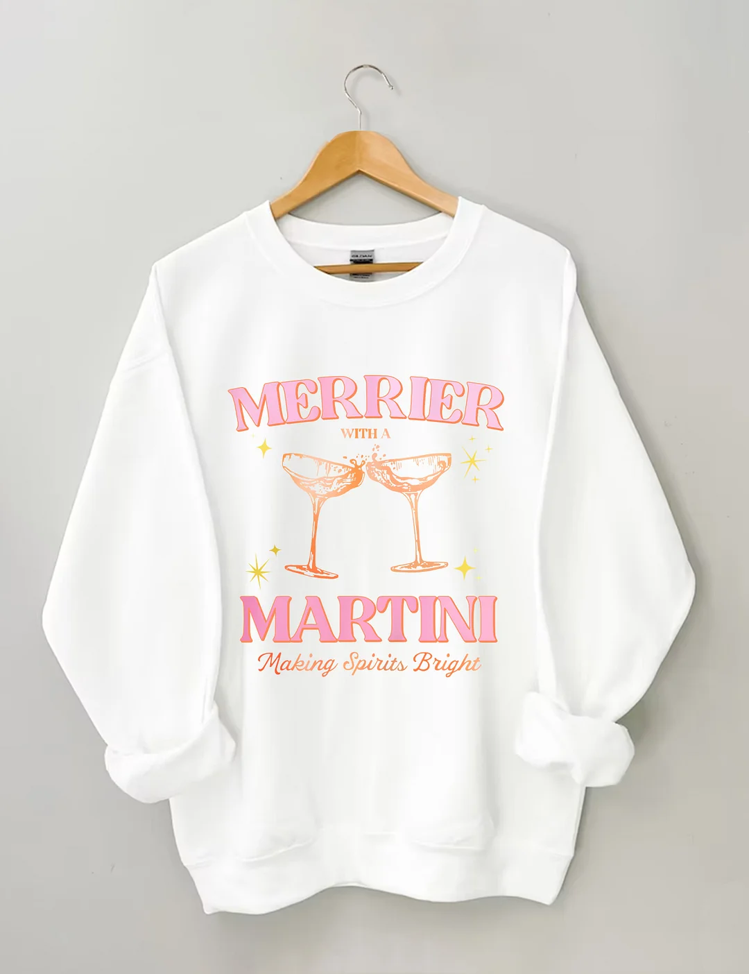 Merrier With A Martini Sweatshirt 