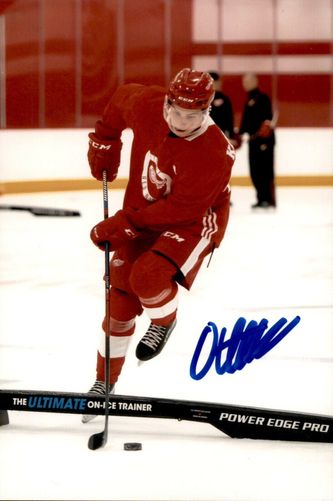 Otto Kivenmaki SIGNED 4x6 Photo Poster painting TEAM FINLAND / DETROIT RED WINGS