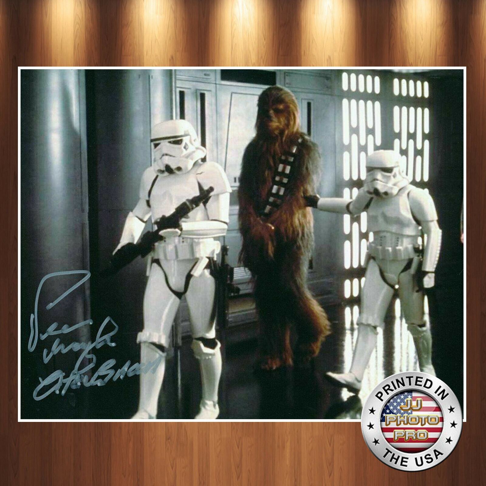 Peter Mayhew Chewbacca Autographed Signed 8x10 Photo Poster painting (Star Wars) REPRINT