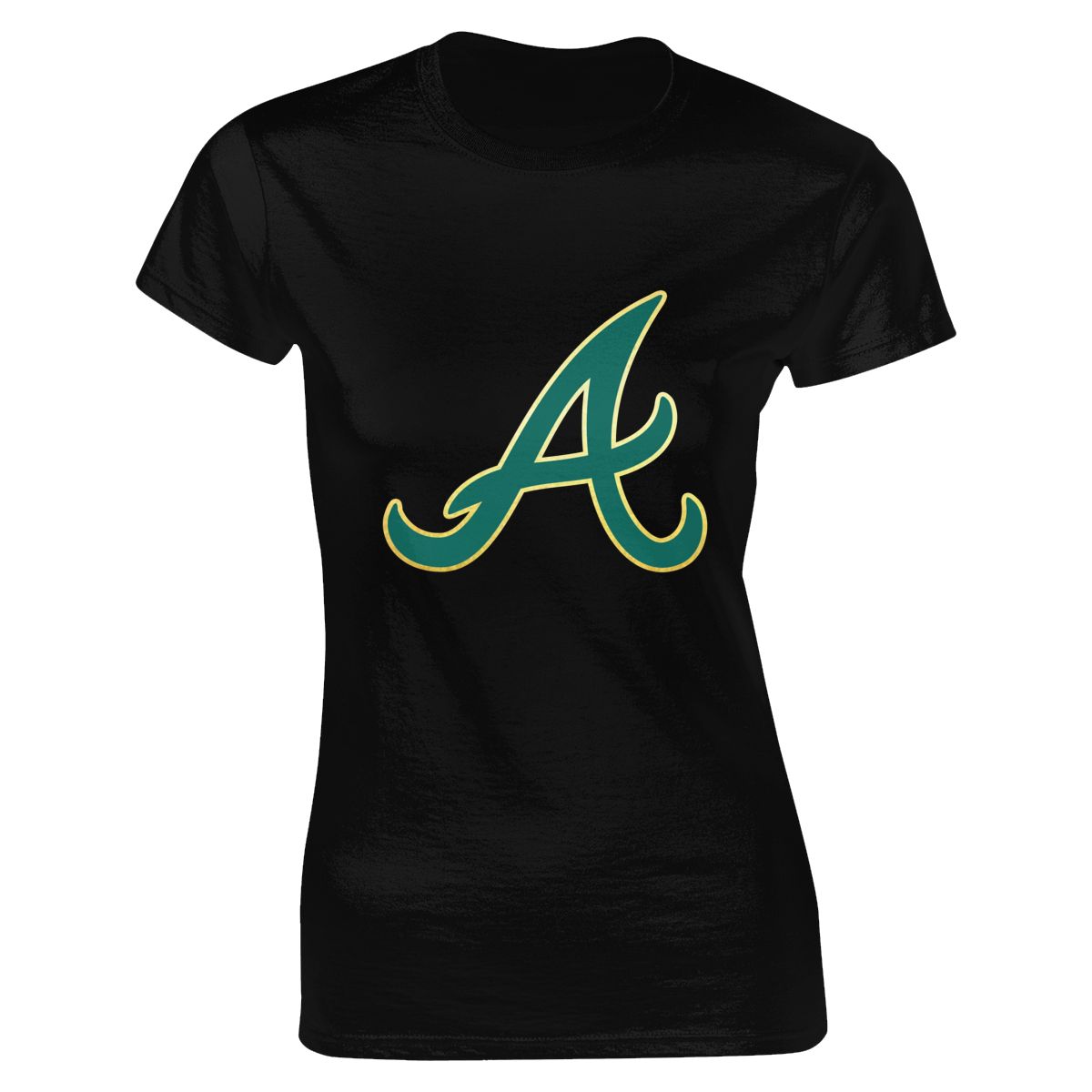 Atlanta Braves St Patrick's Day Women's Crewneck T-Shirt