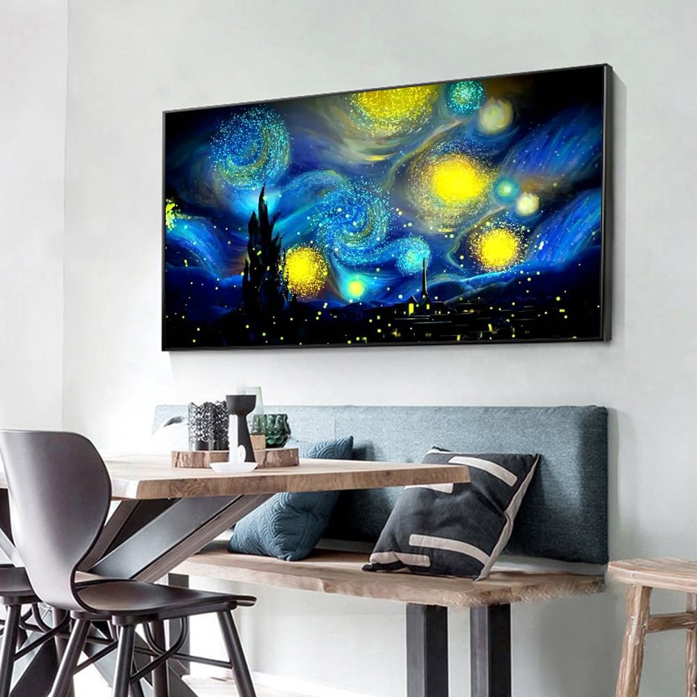 Diamond Painting - Full Round - Starry Night (80*45cm)