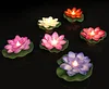 Water Floating Lotus Flower Led Candle Tealight Artificial Lotus Flowers for Water, Lights Waterproof Flame Less Floating Led Candle, Lotus for Home Decoration Floating Flowers