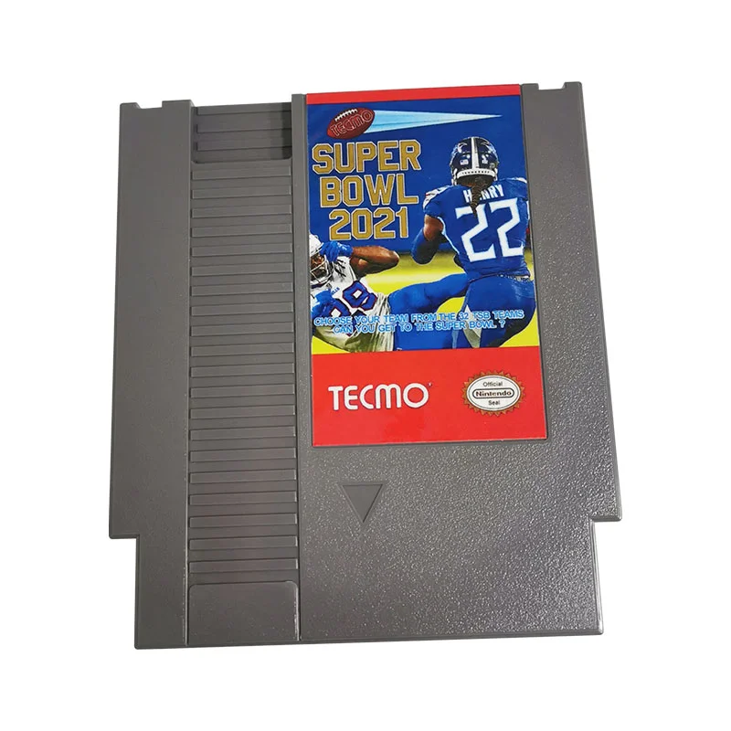 Tecmo Super Bowl 2021 For Nintendo NES - 8 Bit   Game Cartridge
