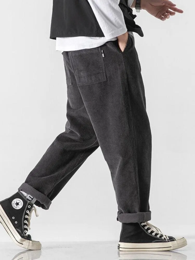 Brownm Boy Corduroy Jogger Pants