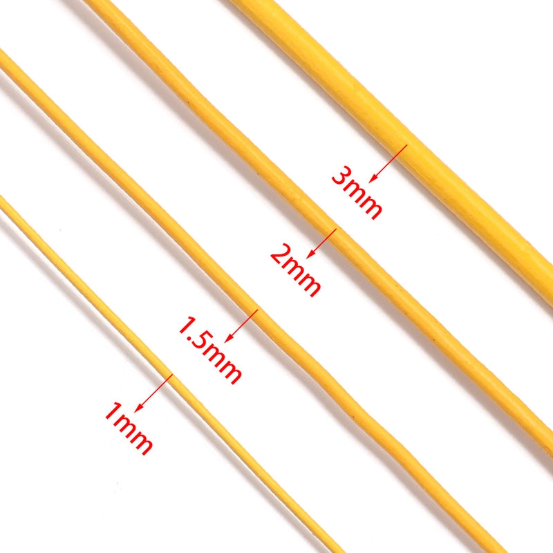 1 Piece Minimalist Solid Color Leather Rope Jewelry Accessories