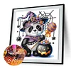 Diamond Painting - Partial Special Shaped Drill - Halloween Panda(Canvas|30*30cm)
