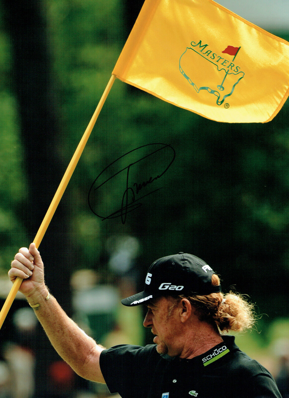 Miguel Angel JIMENEZ Signed Augusta MASTERS GOLF Autograph 16x12 Photo Poster painting AFTAL COA