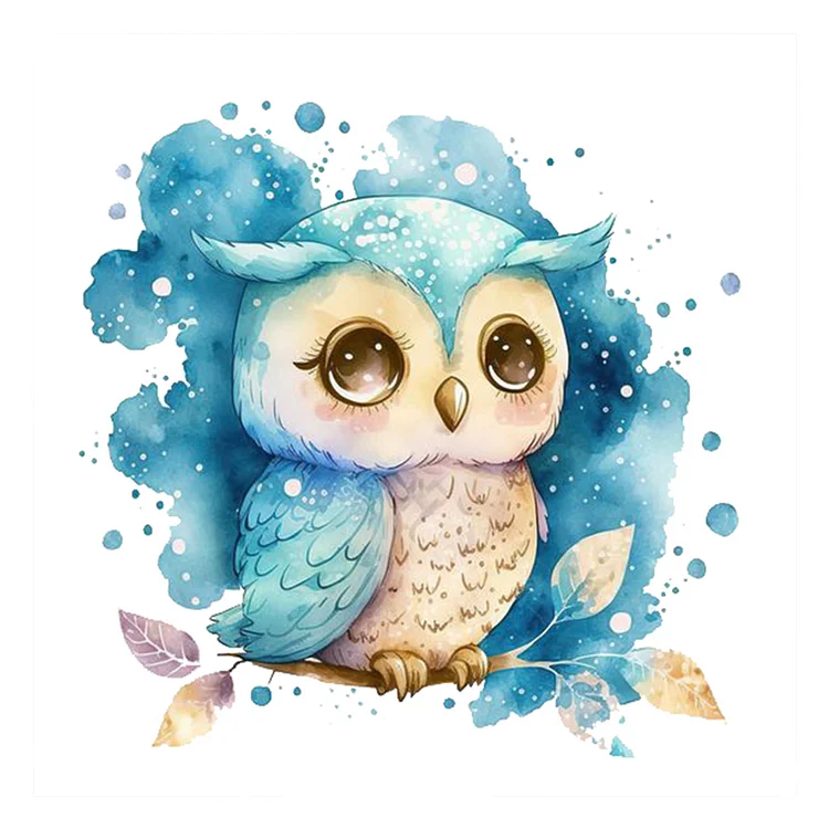 Owl - Printed Cross Stitch 11CT 50*50CM