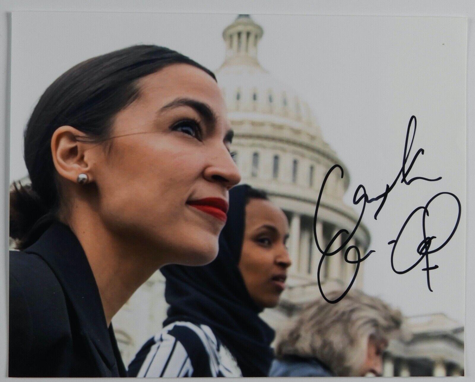 Alexandria Ocasio-Cortez AOC JSA Autograph Signed Photo Poster painting COA 8 x 10 Photo Poster painting